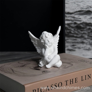 Two Sets of Little Angel Statue Figurines